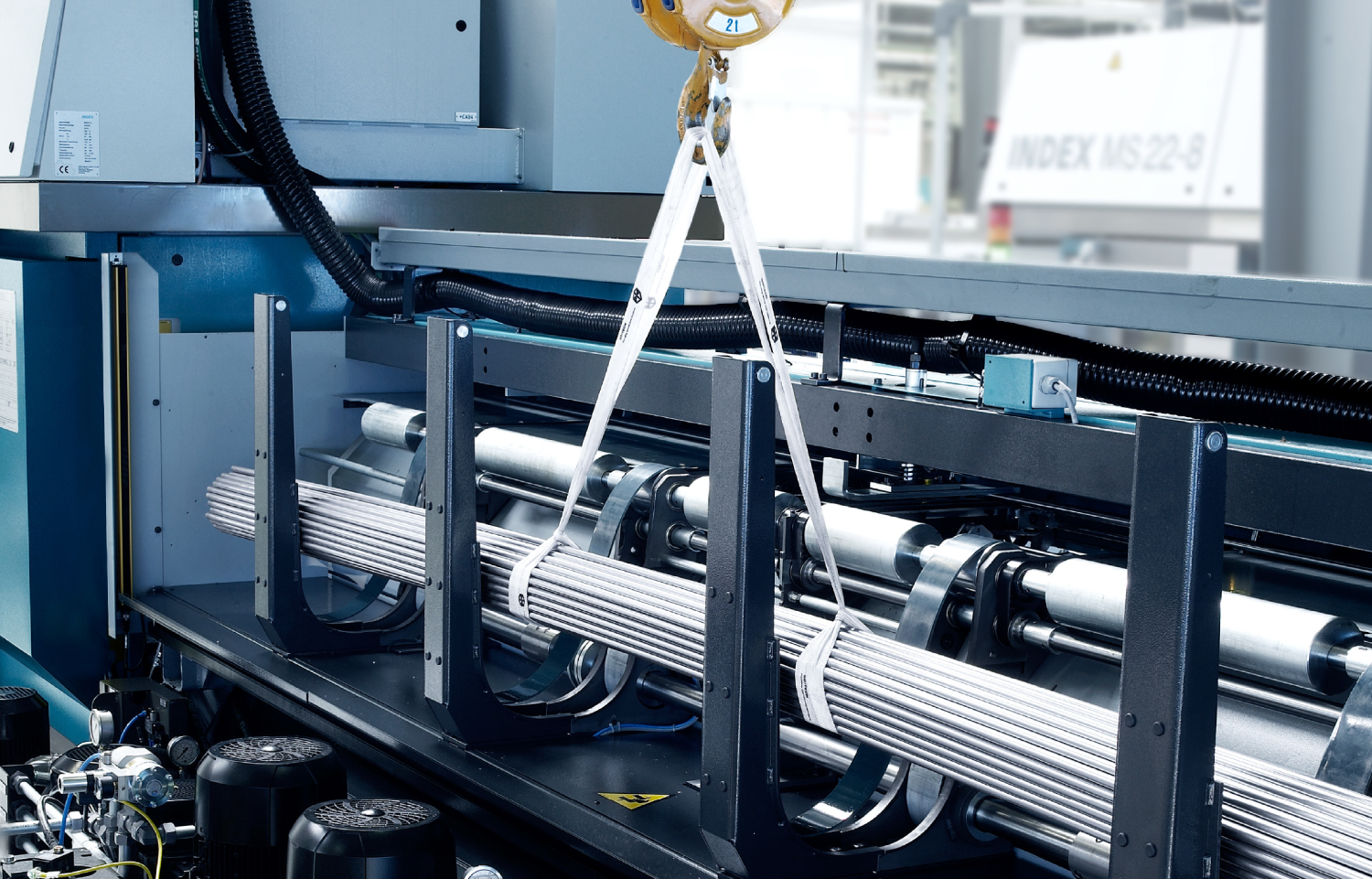 Enhancing CNC Lathe Operations with INFINITY: The Ultimate Automatic Bar Feeder